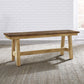 Lindsey Farm - Backless Bench - Natural & Brown
