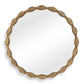 Marietta - Round Brass Mirror - Brass / Gold