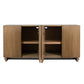 Kellem - Wood 4 Door Cabinet - Natural
