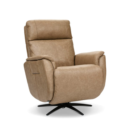 Cove - Power Swivel Recliner With Power Headrest, Lumbar, Heat, & Massage
