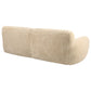 Abide - Rounded Sheepskin Sofa - Beige