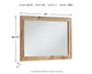 Hyanna - Bedroom Mirror - Tan Brown
