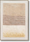 Golden Texture Harmony - 28" x 40" Framed Wall Art - Beige