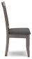 Shullden - Dining Room Side Chair (Set of 2) - Gray