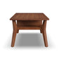 Ludwig - Occasional Rectangular Coffee Table With Drawer - Dark Brown