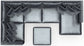Remington - Modular Sofa And Cocktail Ottoman - Slate