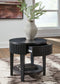 Marstream - Round End Table - Black