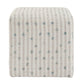 Joie - White Chenille Ottoman - White