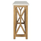 Catali - Stone Console Table - Ivory