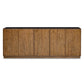 Kelvin - 5 Door Wood Media Console - Light Brown