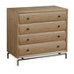 Millard - Curved 4 Drawer Chest - Woodtone