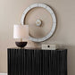 Ivory Halo - Minimalist Wall Clock - Gold / White