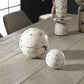 Nouveau - Indoor-Outdoor Spheres (Set of 2) - Black / White