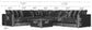 Remington - Modular Sofa And Cocktail Ottoman - Slate