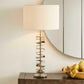Akoa - Metal Disc Table Lamp - Brass,Gold