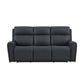 Warren - Power Reclining Sofa With Console, Power Headrest & Lumbar