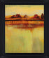 Amber Sunset Glow - 28" x 34" Framed Wall Art - Yellow