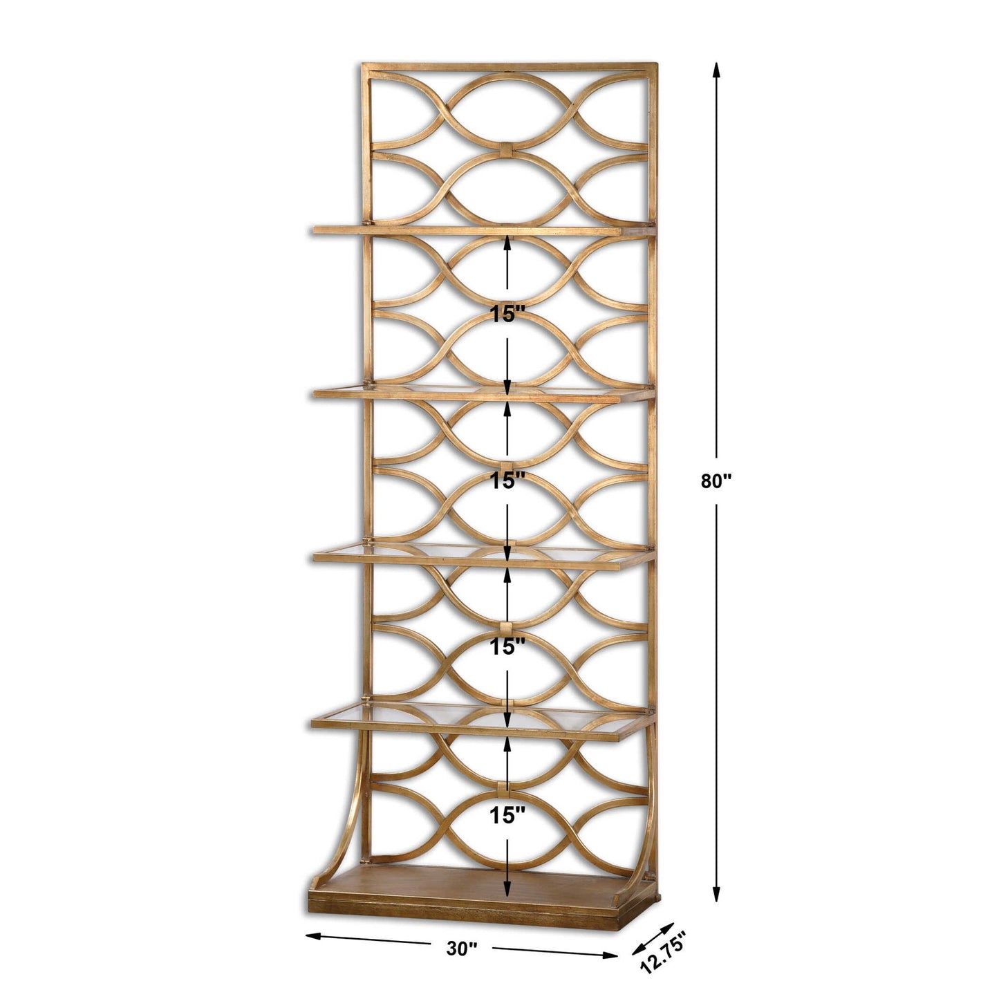 Lashaya - Etagere - Gold