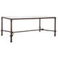 Warring - Iron Coffee Table - Dark Brown