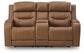 Knightington - 3 Pc. - Power Reclining Sofa, Loveseat And Recliner - Caramel