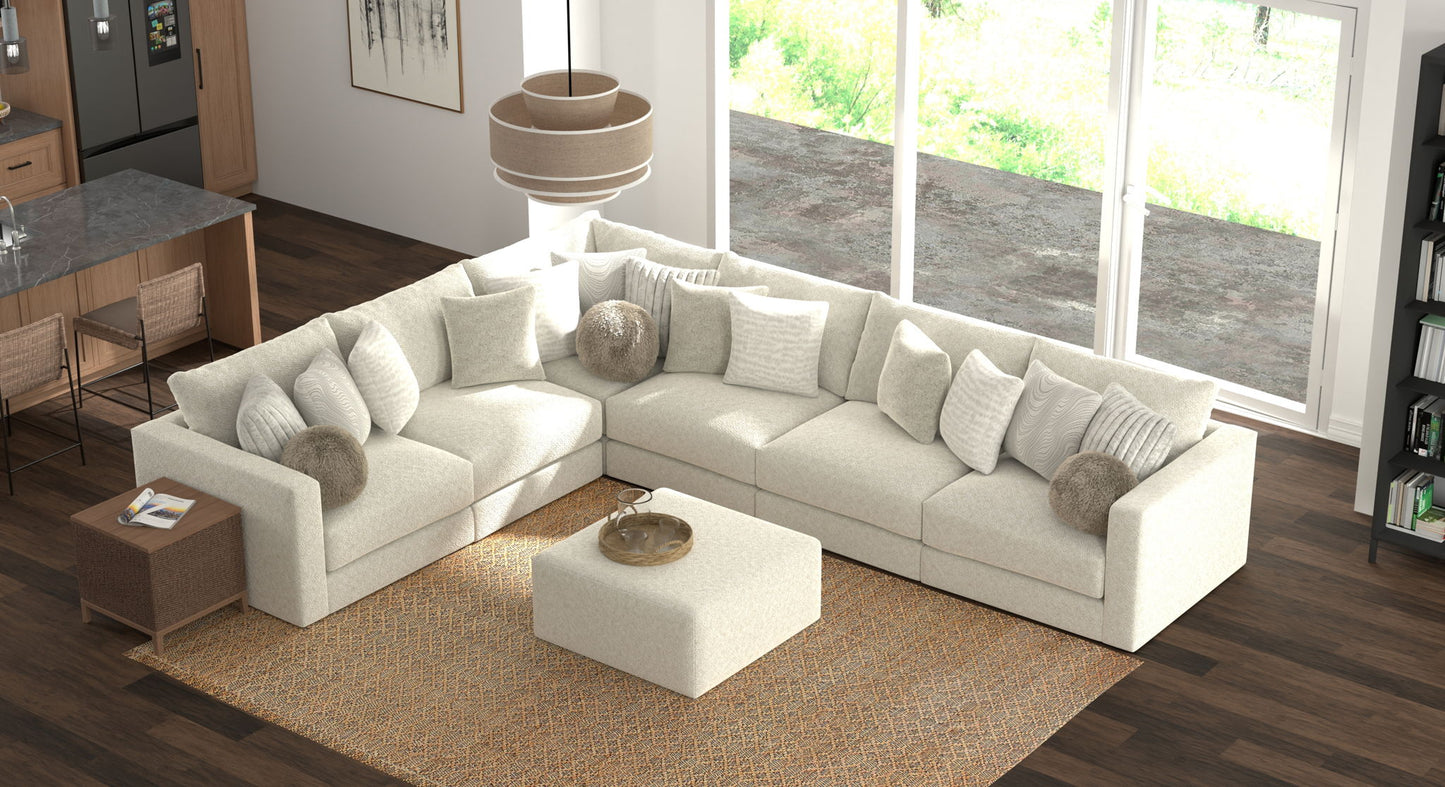 Ritzy - Modular Sofa And Included Cocktail Ottoman