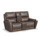 Carter - Power Reclining Loveseat With Console & Power Headrests & Lumbar - Cappuccino