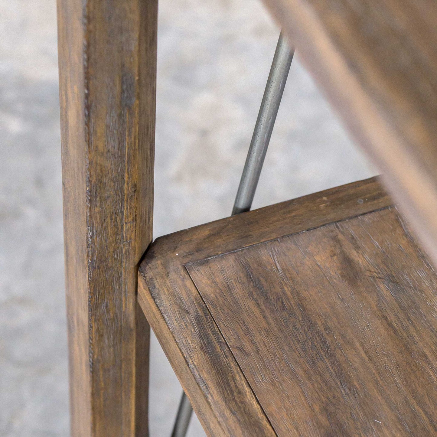 Delancey - Weathered Oak Etagere - Dark Brown