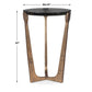 Bohdi - Outdoor Accent Table - Brass / Black