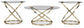 Crimonti - Occasional Table Set (Set of 3) - Champagne