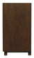 Starmore - 70" TV Stand With Glass/Stone Fireplace Insert - Brown
