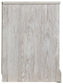 Paxberry - One Drawer Night Stand - Open Cubby - Whitewash