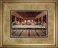 Golden Gathering - 34" x 40" Framed Wall Art - Beige