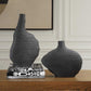 Duostacked - Vases (Set of 2) - Black