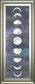 Moon Chart I By Naomi Mccavitt - Framed Print Wall Art - Blue