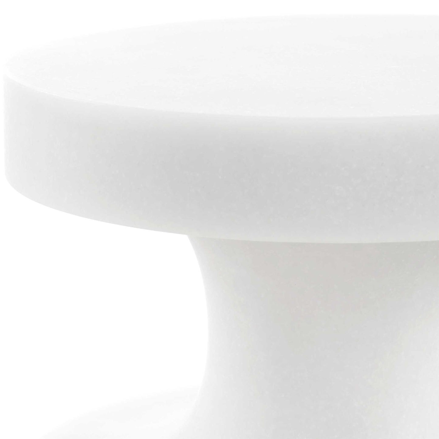 Balian - Outdoor Stone Drink Table - White