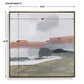 Westward - Framed Landscape Art - Black / Gold / Gray / Green / Orange / Purple / Red / White