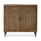 Pinstripe - 2 Door Cabinet - Dark Brown