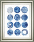 22x26 Differing Drops I By Grace Popp - Blue