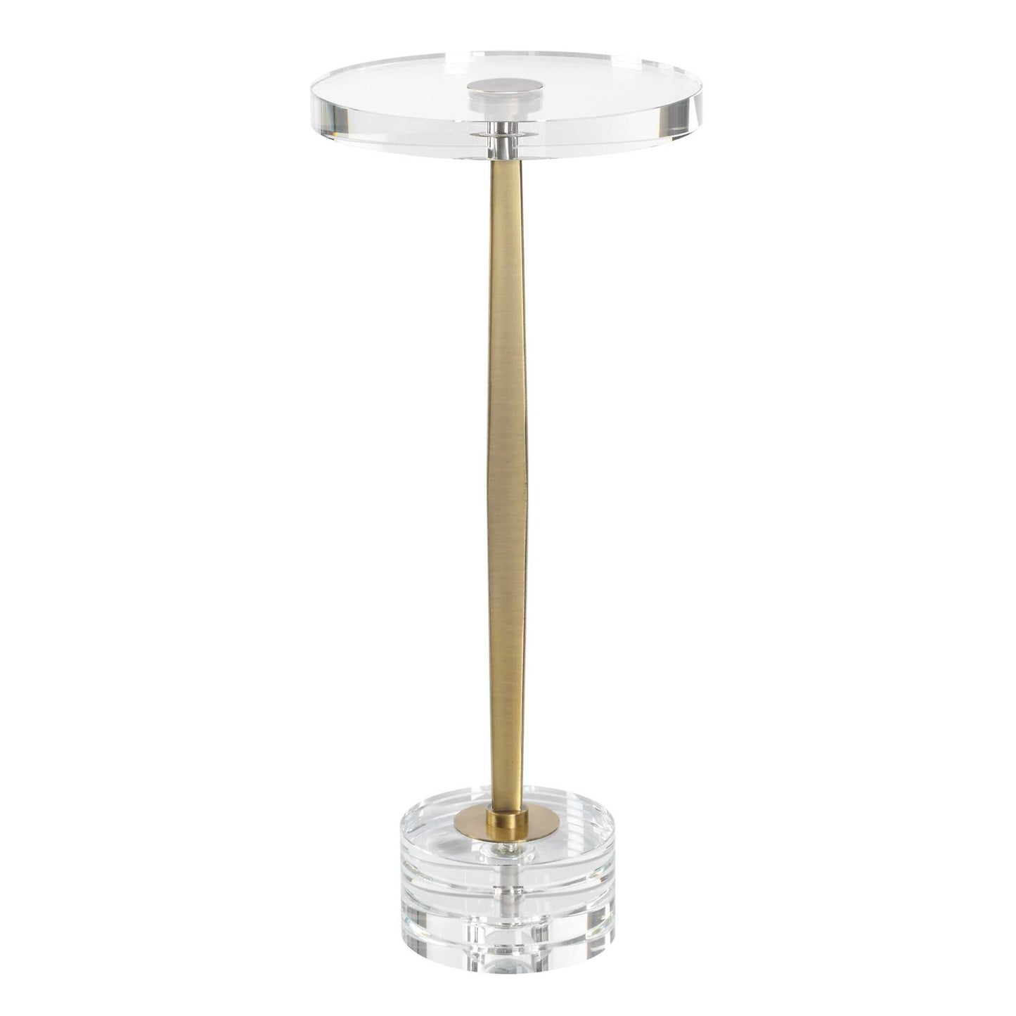 Groove - Crystal Drink Table - Gold