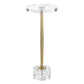 Groove - Crystal Drink Table - Gold