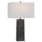 Sanderson - Metallic Table Lamp - Charcoal