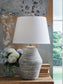 Lawrock - Terracotta Table Lamp - Antique Blue
