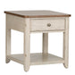 Farmhouse Reimagined - 3 Piece Table Set - Antique White / Chestnut Tops