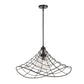 Whirlwind - 1 Light Indoor-Outdoor Pendant - Dark Bronze