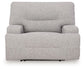 Acklen Place - 4 Pc. - 3-Piece Power Reclining Sectional Sofa With Raf Chaise, Wide Seat Power Recliner - Pewter