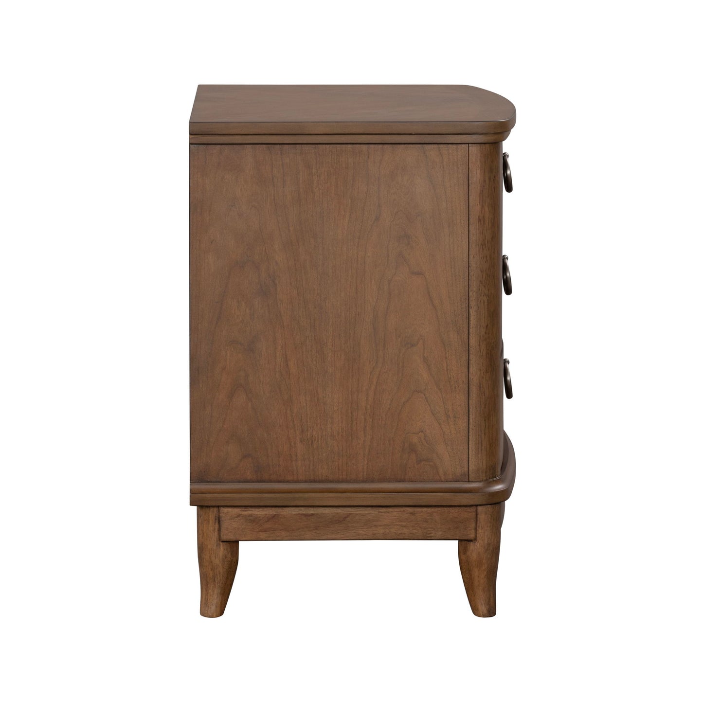 Bellevue - 3-Drawer Nightstand - Whiskey Brown