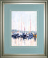 34x40 Watercolor Boat Club II By Emma Scarvey - Light Blue