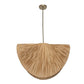 Bend - 1 Light Raffia Pendant - Light Brown