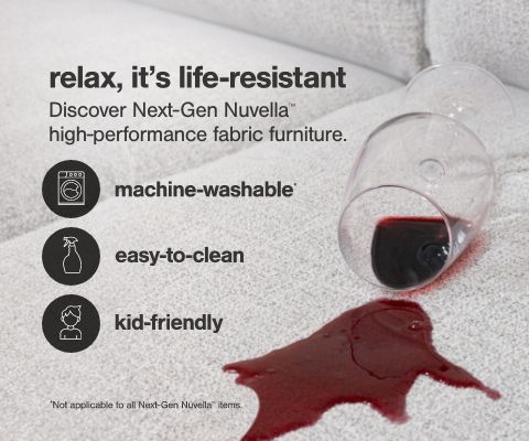 Modmax - Oversized Accent Ottoman - Fabric - Ink