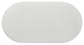 Seton Creek - Oval Dining Table With Umb Opt - White